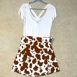Cowprint outfit